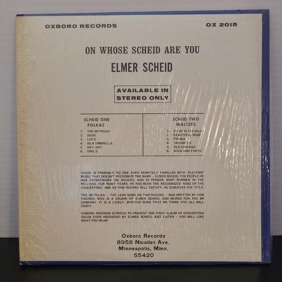 Elmer Scheid Vinyl - Picture 2 of 4